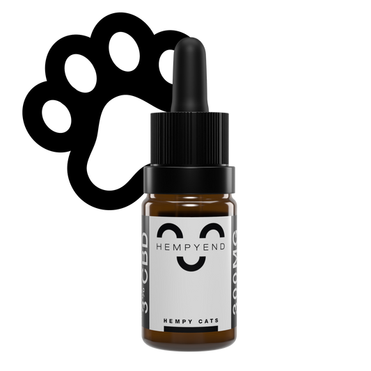 Hempy Cats 300mg / 3% CBD olaj macskáknak lazacolaj Széles Spektrum 10ml